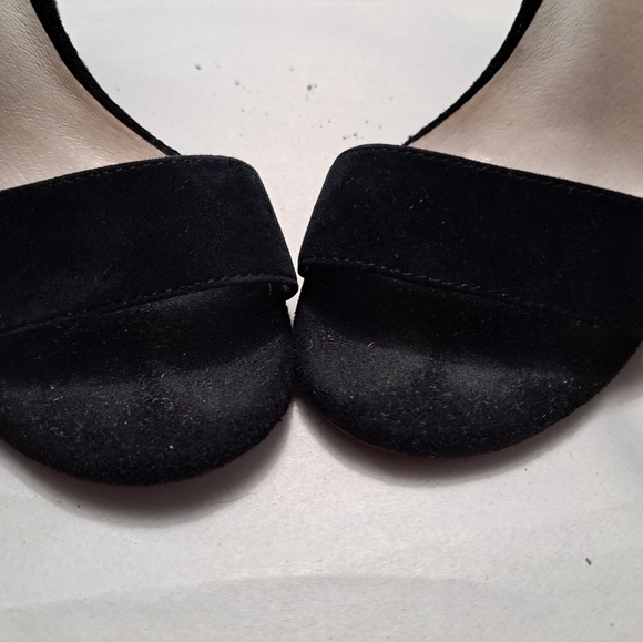 Jeffery Campbell Lindsey Black Suede Heels Size 6 - Picture 3 of 10